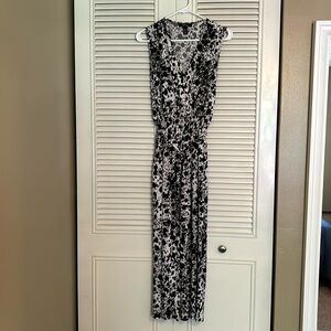 Style & Co Black and White Jumpsuit